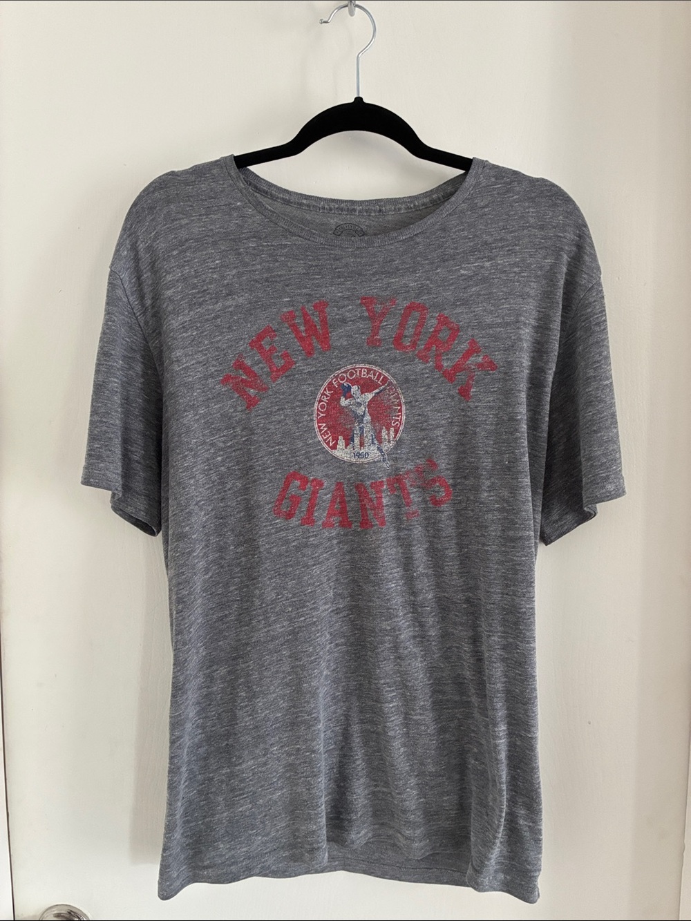 New York Giants Vintage-Style Gray T-Shirt